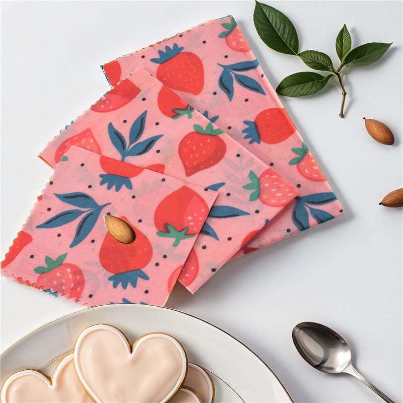 A01F-1세트 재사용 가능한 밀랍 천 랩 식품 신선  - Beeswax Wrap Reusable 리뷰 및 가격