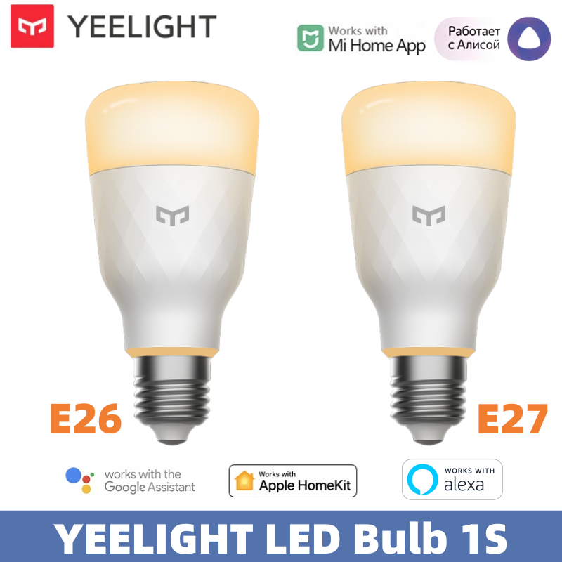 YEELIGHT LED 전구 1S 스마트 라이트 E26 - Yeelight Light Smart Bulb 리뷰 및 가격