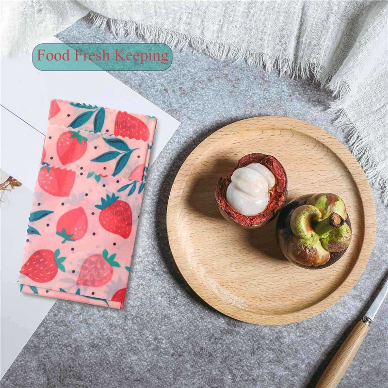 B62B-4세트 재사용 가능한 밀랍 천 랩 식품 신선  - Beeswax Wrap Reusable 리뷰 및 가격