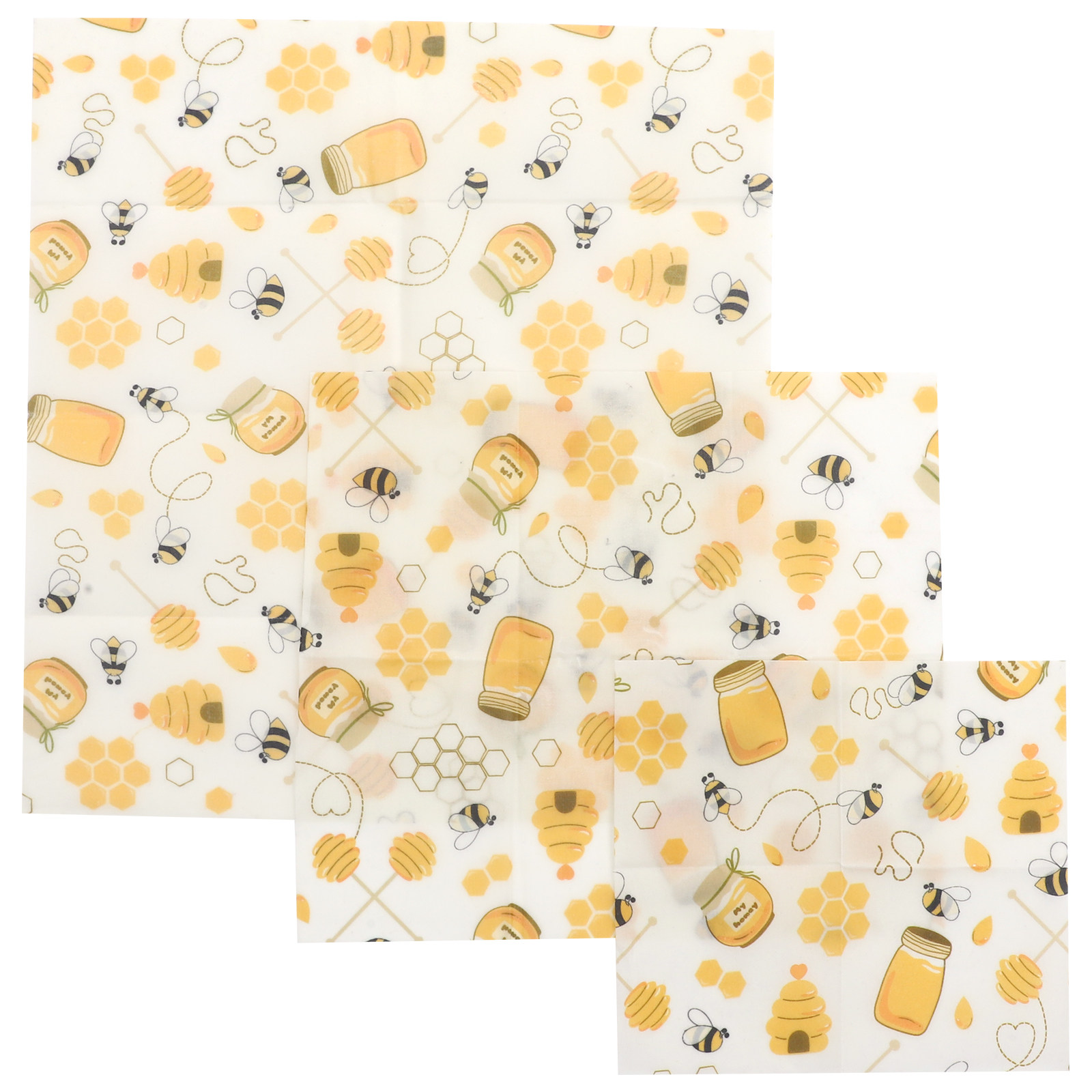 3개입 벌집형 식품 포장재 재사용 가능 피크닉 주방용  - Beeswax Wrap Reusable 리뷰 및 가격